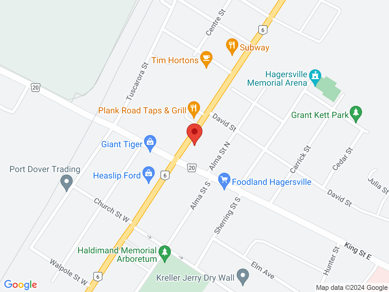 Street map for Capturing Eden, 18 Main St N, Hagersville ON
