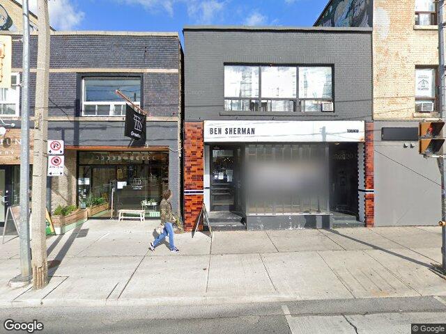 Street view for Civilian House of Cannabis, 734 Queen St W, Toronto ON