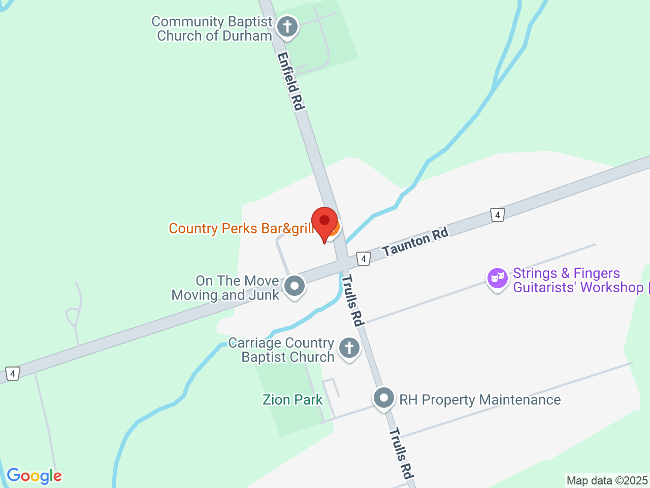 Street map for Cannabis Xpress, 1648 Taunton Rd E, Hampton ON