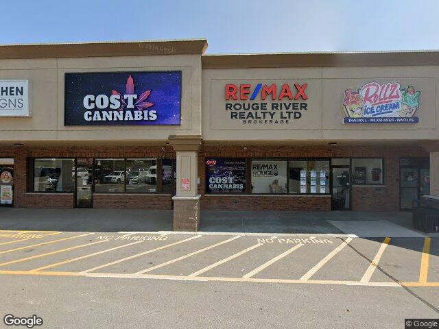 Street view for Cost Cannabis, 1135 Lansdowne St W Unit 9, Peterborough ON