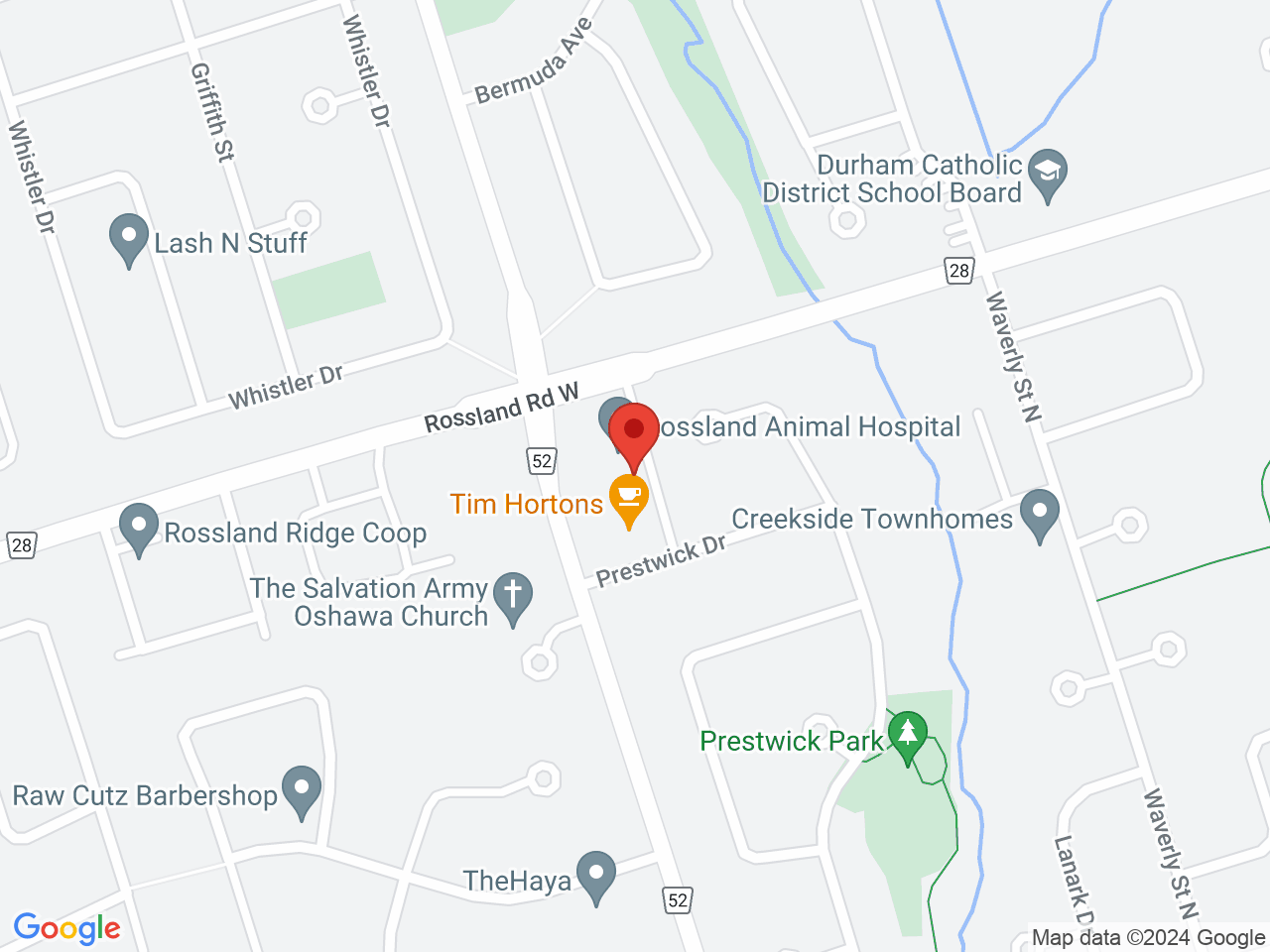 Street map for Ganjika House, 575 Thornton Rd N, Oshawa ON