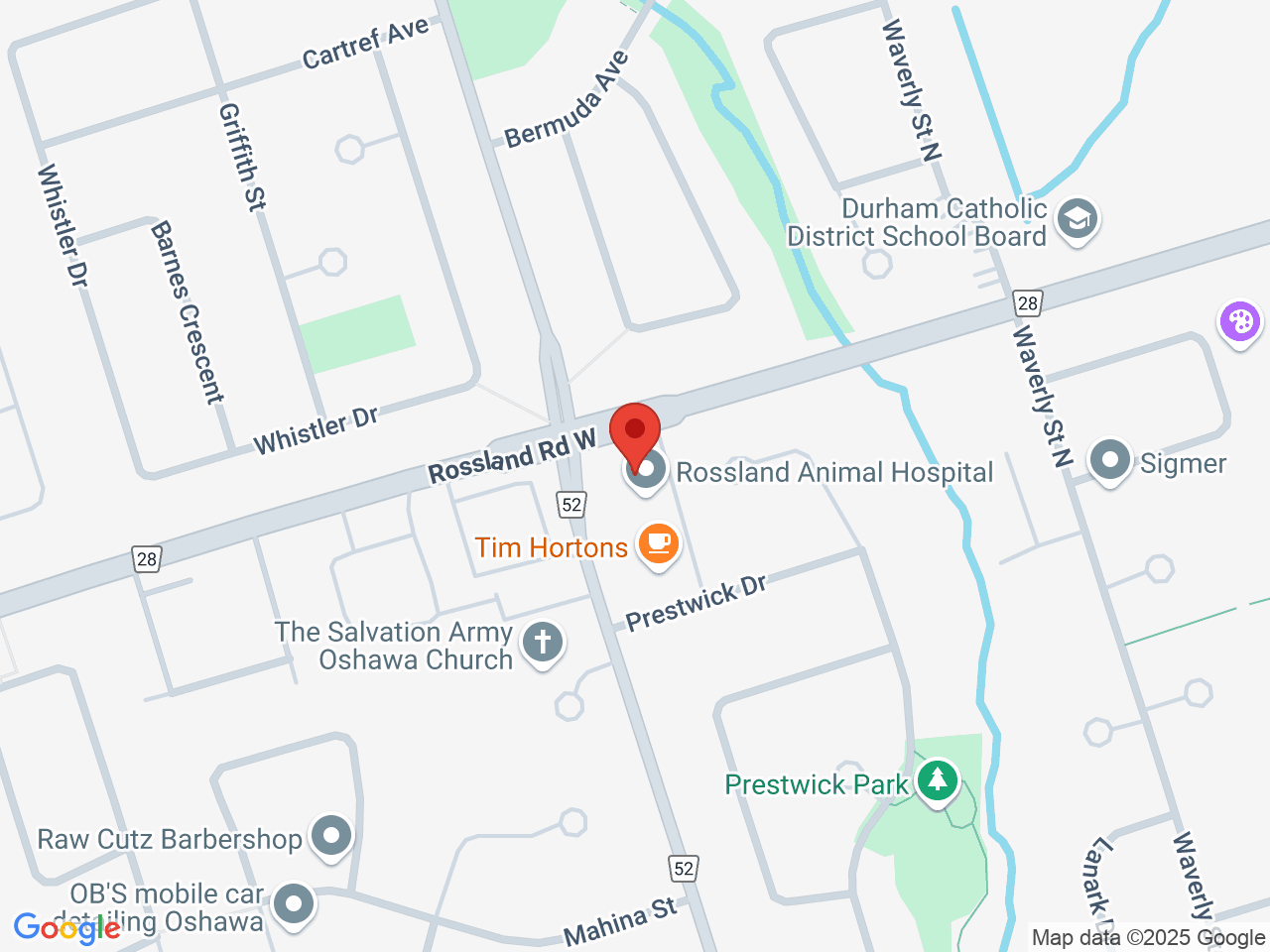 Street map for Ganjika House, 575 Thornton Rd N, Oshawa ON