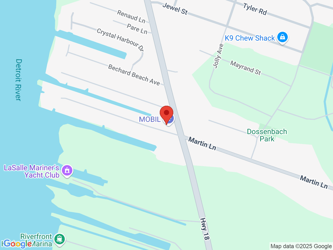 Street map for Bro Cannabis, 2596 Front Rd Unit 1, Lasalle ON