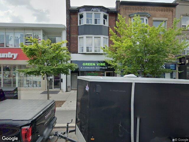 Street view for Green Vibe Cannabis, 461 Bloor St W, Toronto ON