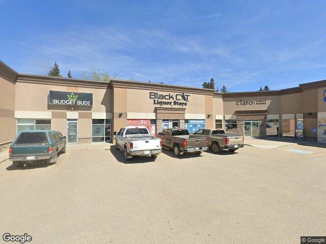 Street view for Budget Buds Ltd, #104, 4930-55 Ave, Drayton Valley AB