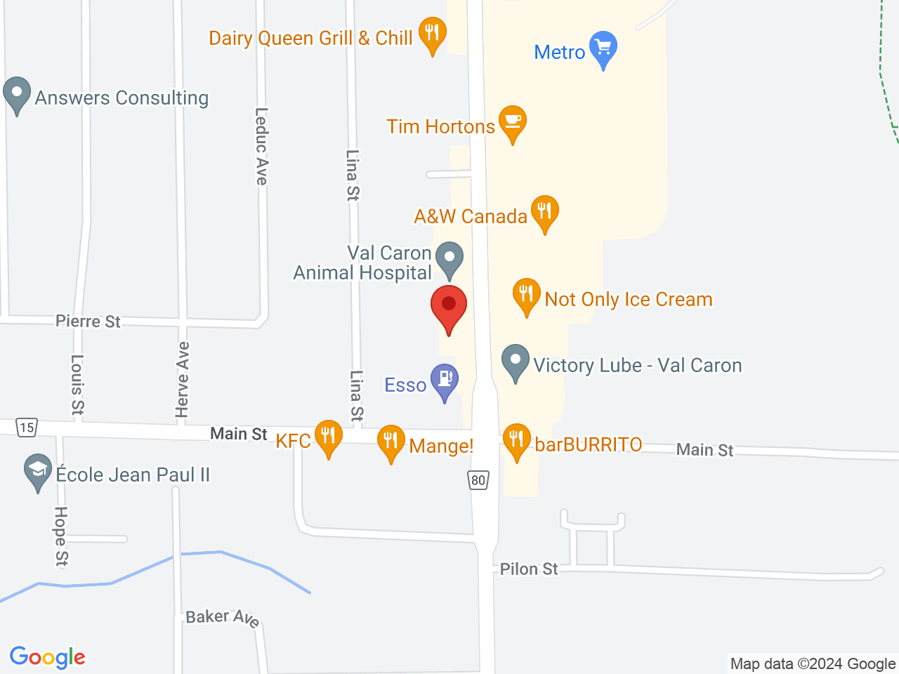 Street map for Happy Life, 3045 Old Hwy 69, Val Caron ON