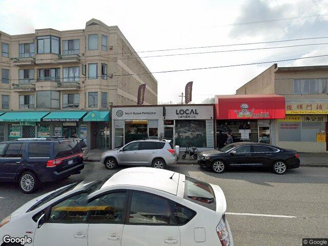 Street view for Teddys Little Cannabis Co., 6945 Victoria Dr, Vancouver BC