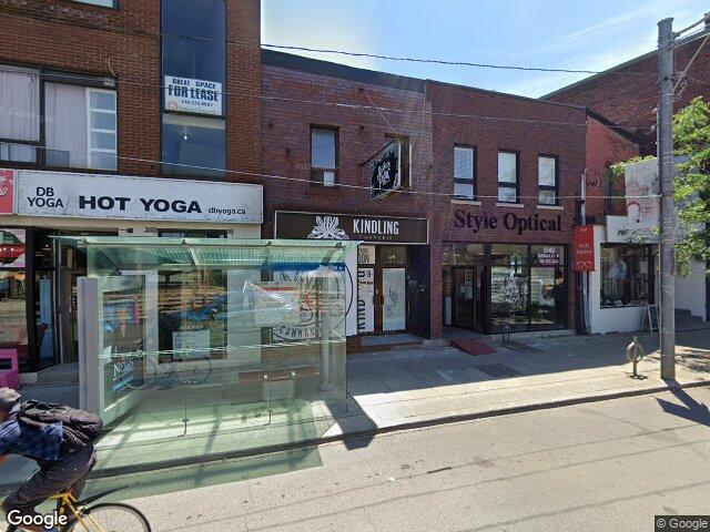 Street view for Kindling Cannabis, 1567 Dundas St W, Toronto ON