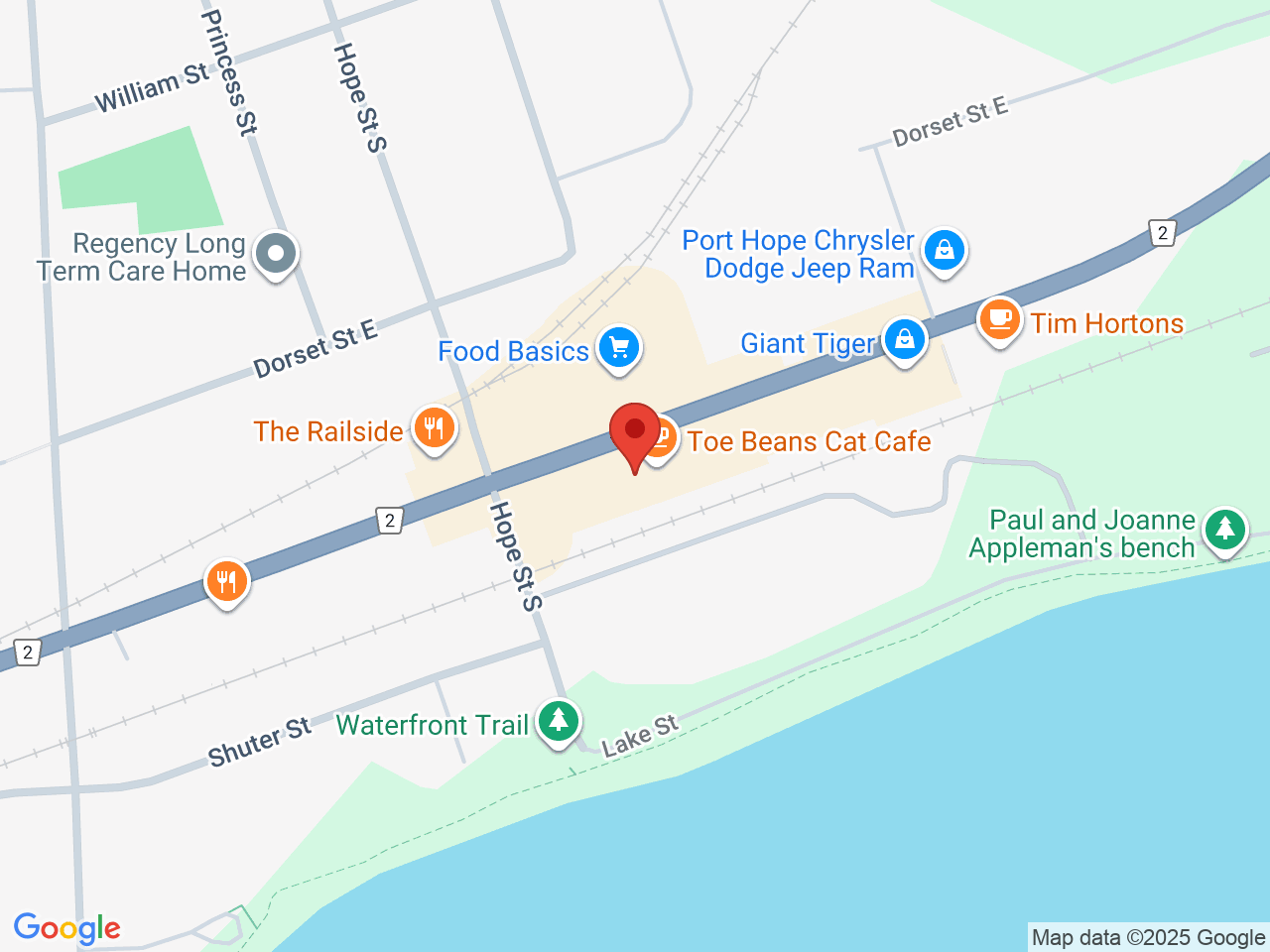 Street map for Kryptonite Cannabis, 107 Peter St, Port Hope ON