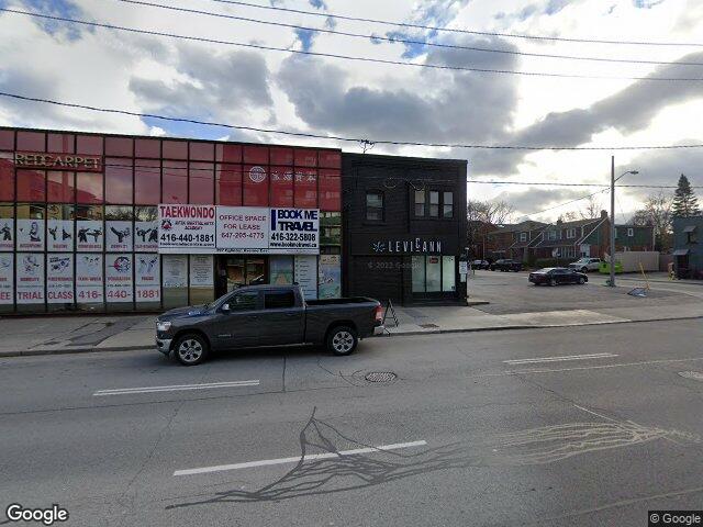 Street view for Levicann, 393 Eglinton Ave E, Toronto ON