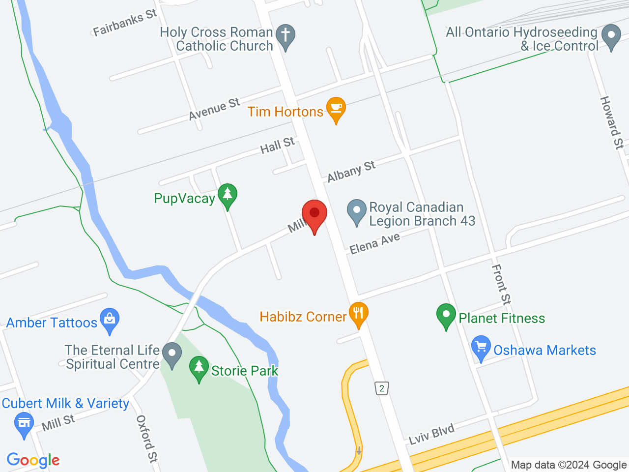 Street map for Northern Tokes, 474 Simcoe St S #2, Oshawa ON