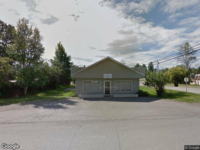 Street view for Portage Mountain Cannabis, 9813 Fredette Ave, Hudson's Hope BC