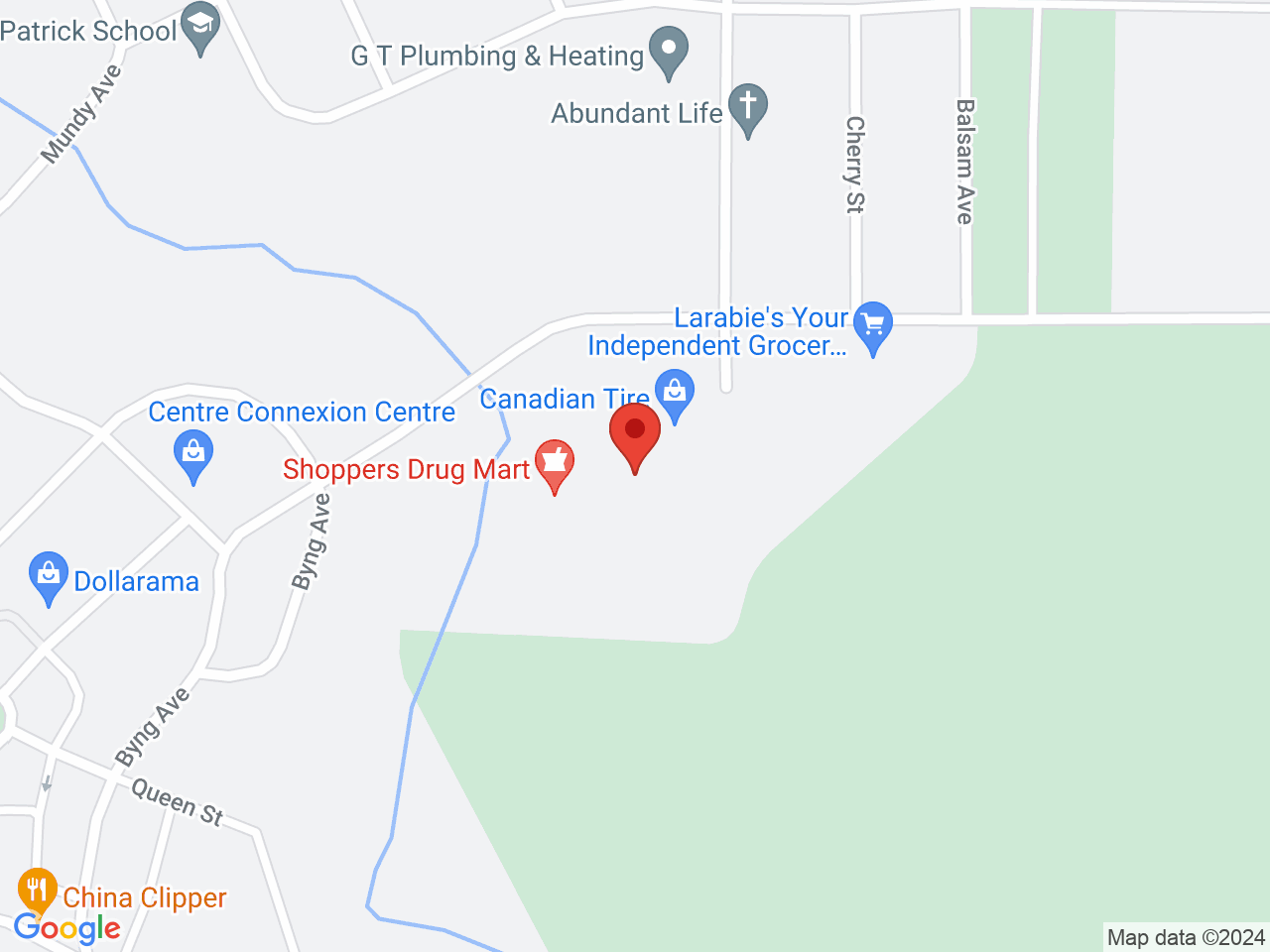 Street map for Pop's Cannabis Co., 25 Brunetville Rd Unit B1, Kapuskasing ON