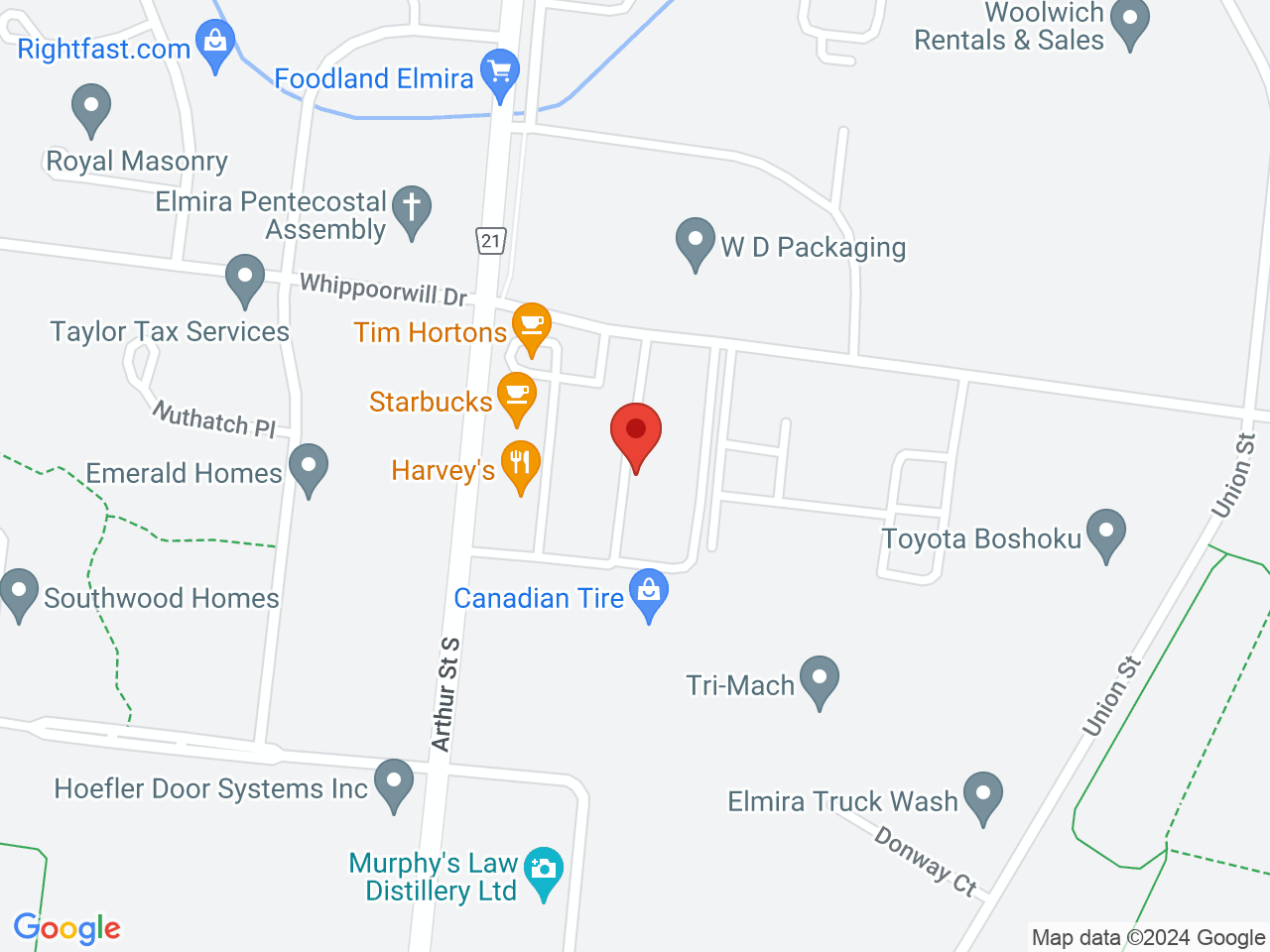 Street map for One Plant, 315 Arthur St S Unit 105, Elmira ON