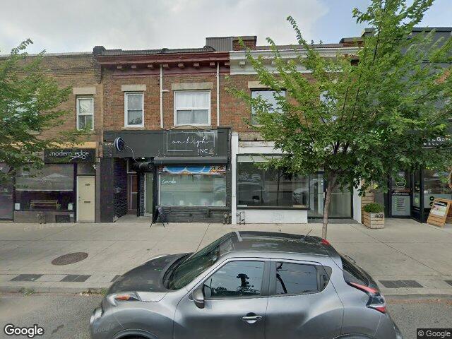 Street view for On High Inc., 806A St Clair Ave W, Toronto ON