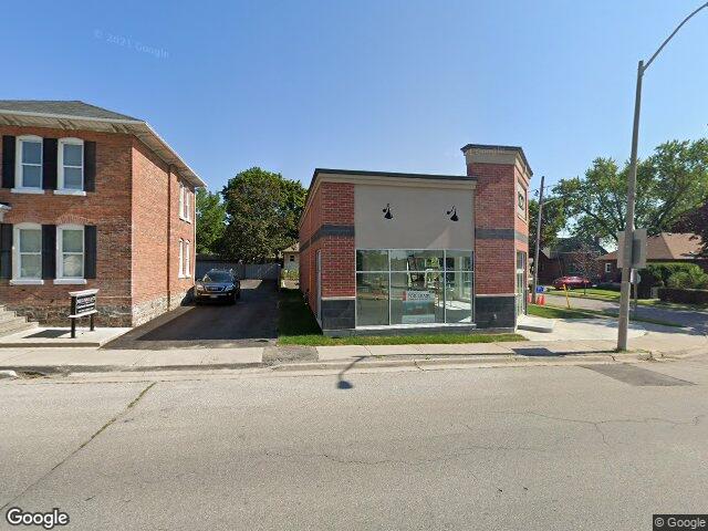 Street view for Rustic Cannabis, 122 King St E, Bowmanville ON