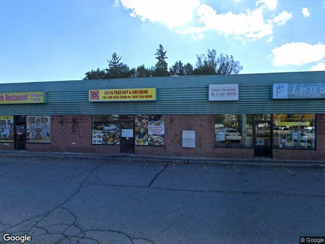 Street view for Sessions Cannabis, 525 Highland Rd W, Kitchener ON