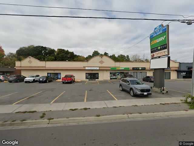 Street view for ShinyBud Cannabis Co., 48 Dundas St W, Belleville ON