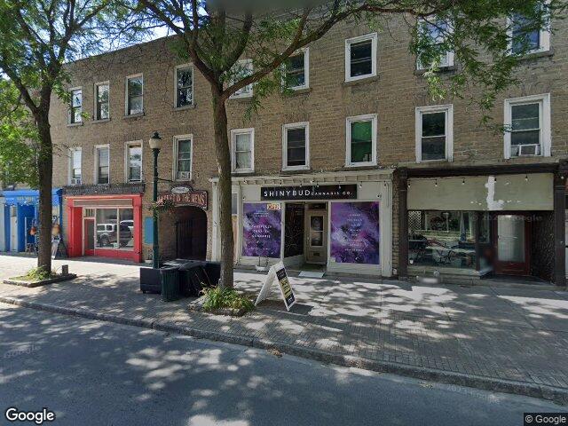 Street view for ShinyBud Cannabis Co., 182 King St W, Brockville ON