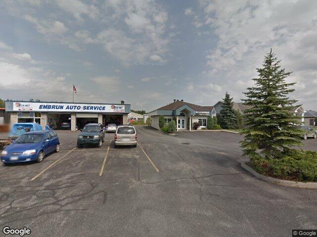 Street view for ShinyBud Cannabis Co., 649 Notre Dame St Unit 108, Embrun ON