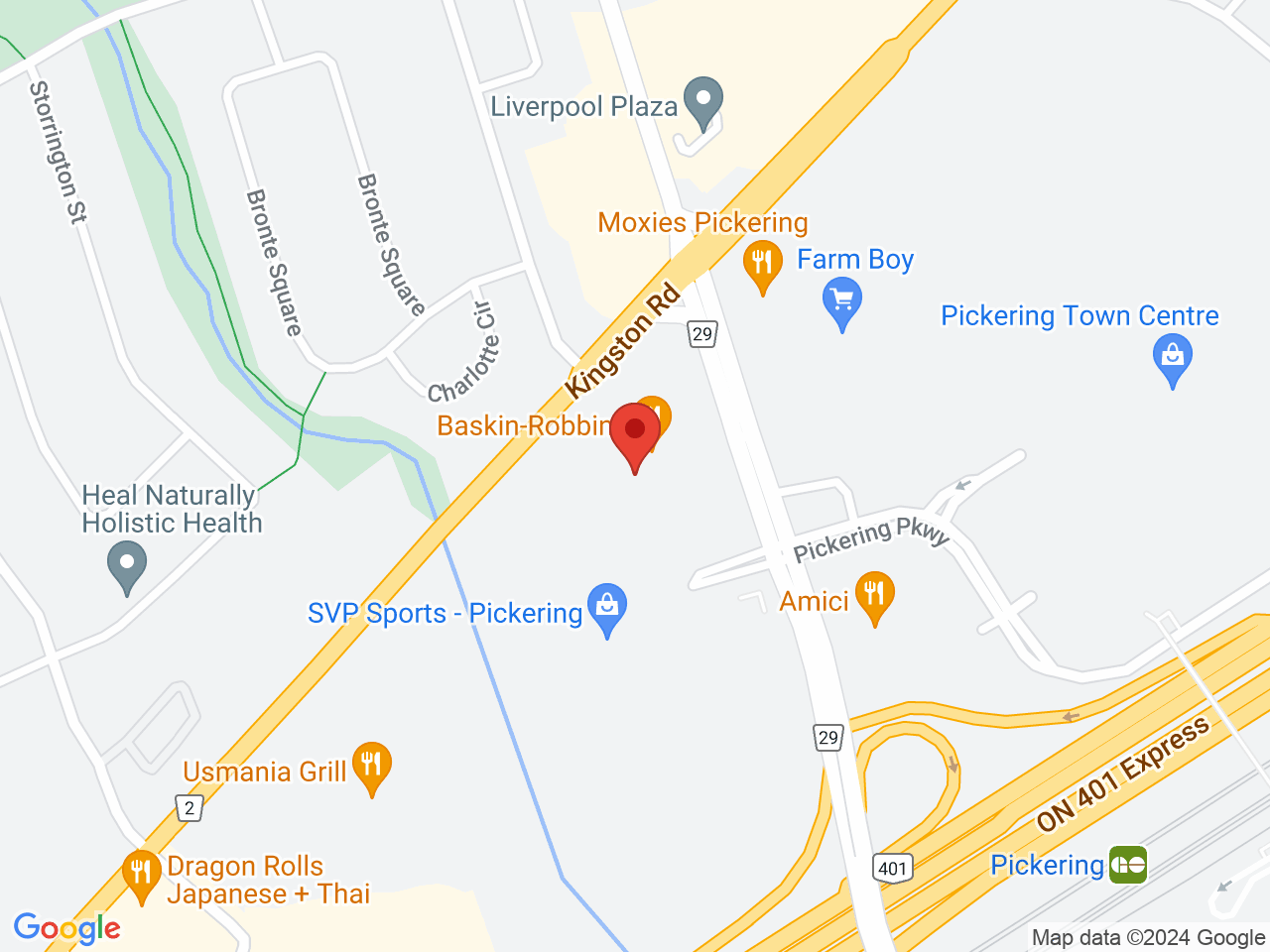Street map for ShinyBud Cannabis Co., 1794 Liverpool Rd Unit 10, Pickering ON