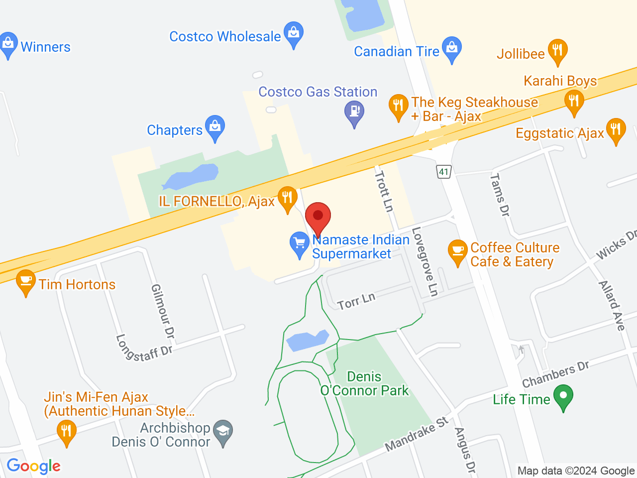 Street map for Spiritleaf, 145 Kingston Rd E #20, Ajax ON