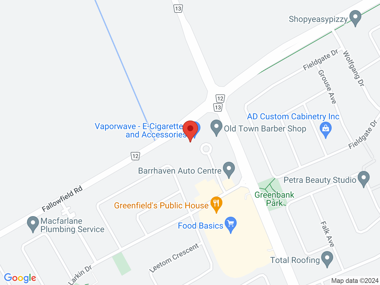 Street map for Smiley's Cannabis, 3780 Fallowfield Rd #7, Nepean ON