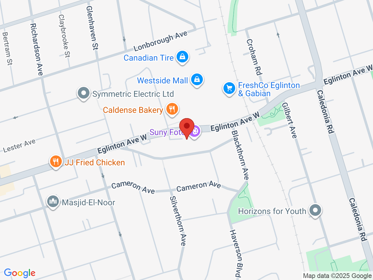 Street map for Smoke Lab Cannabis, 2427 Eglinton Ave W, Toronto ON