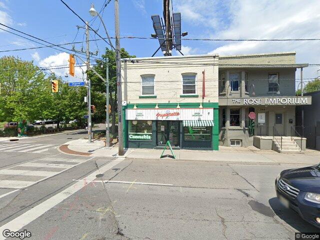 Street view for Superette Cannabis, 206 Dupont St, Toronto ON