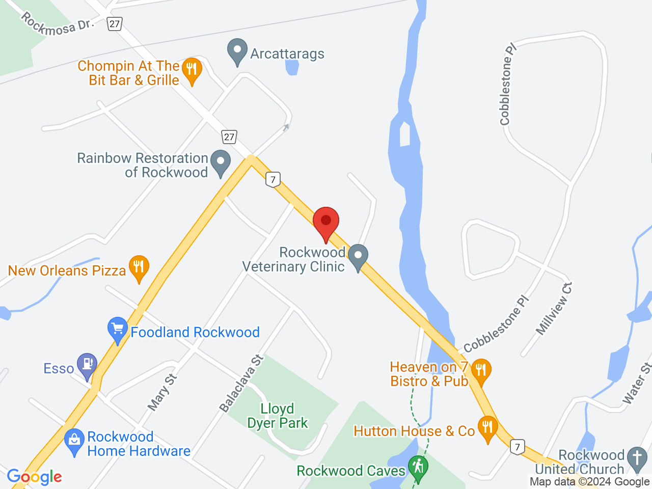 Street map for Taste Buds Cannabis, 155 Main St S, Unit A, Rockwood ON