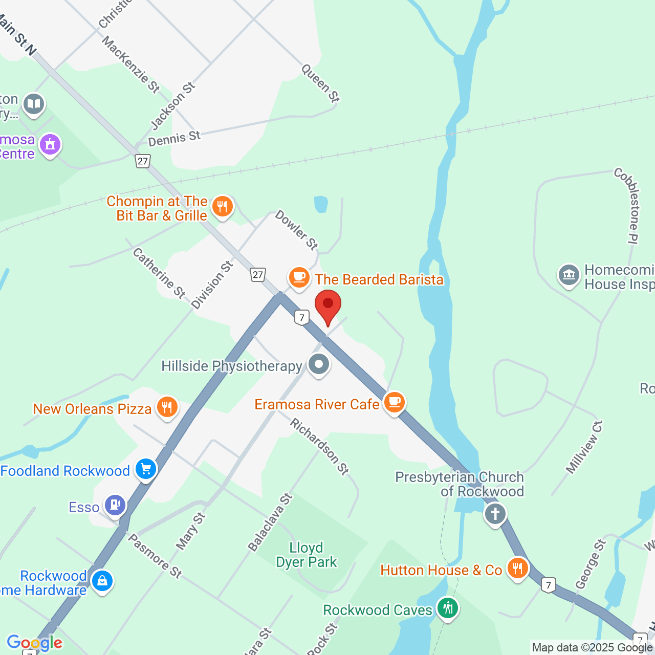 Street map for Taste Buds Cannabis, 155 Main St S, Unit A, Rockwood ON