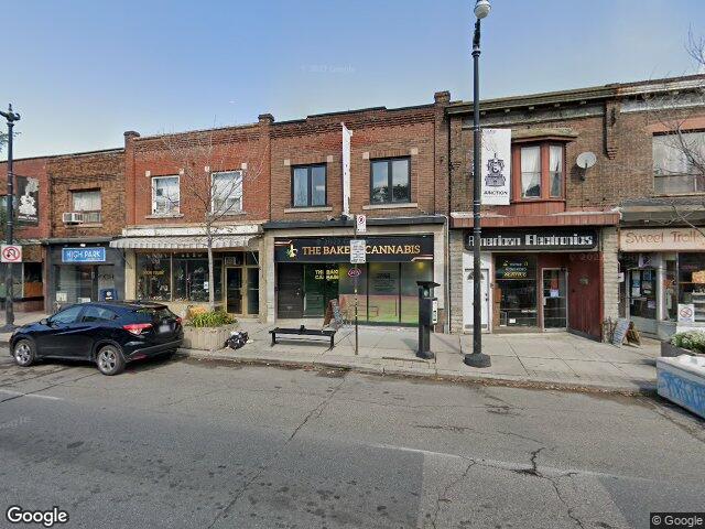 Street view for The Bakery Cannabis, 3060 Dundas St W, Toronto ON