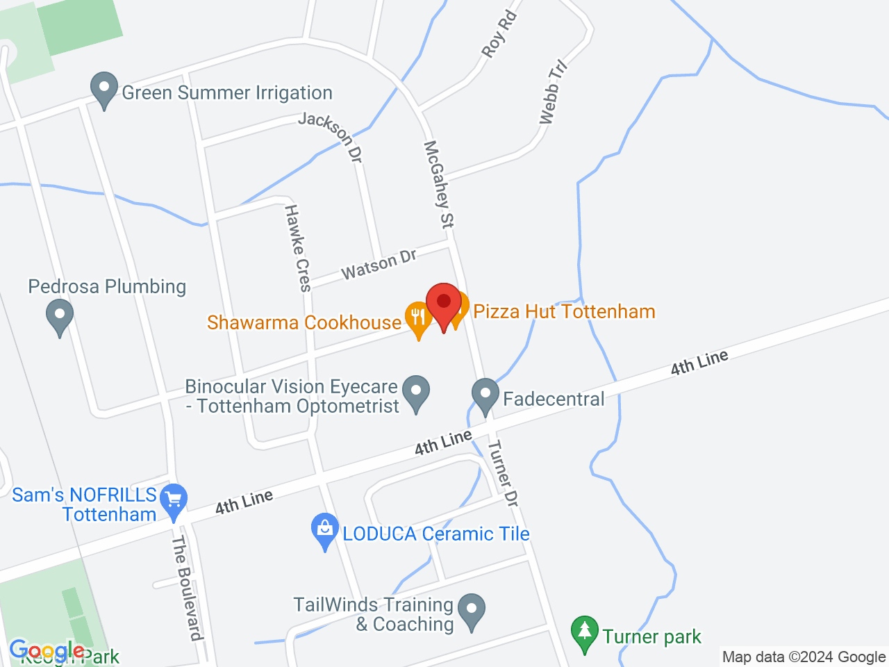 Street map for Sessions Cannabis, 130 Mill St E Unit 6, Tottenham ON