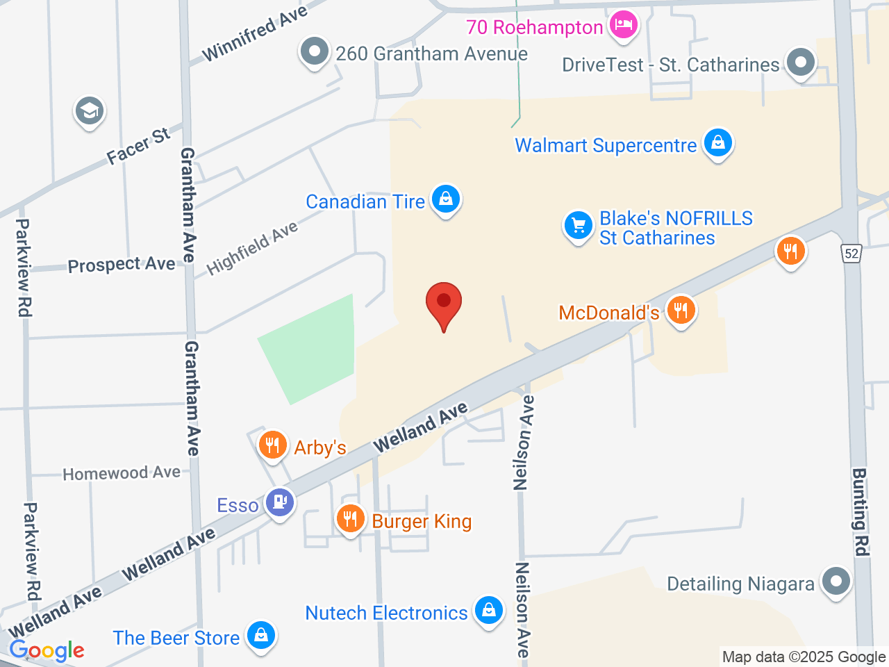 Street map for Hunny Pot Cannabis, 495 Welland Ave, St Catharines ON