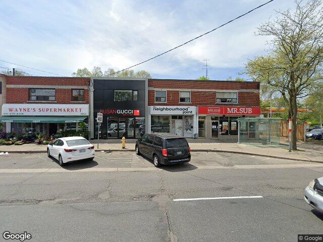 Street view for The Neighbourhood Joint, 1064 Coxwell Ave, Toronto ON