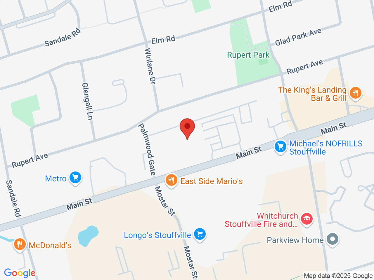 Street map for Tokyo Smoke, 5758 Main St Unit 1, Whitchurch-Stouffville ON