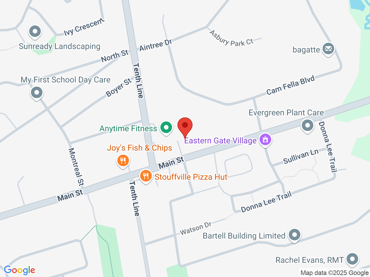 Street map for Tokyo Smoke, 12277 Tenth Line Building A, Unit A, Whitchurch-Stouffville ON