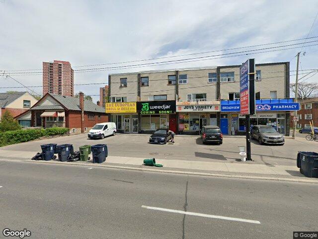 Street view for Weedjar, 1127B Broadview Ave, Toronto ON