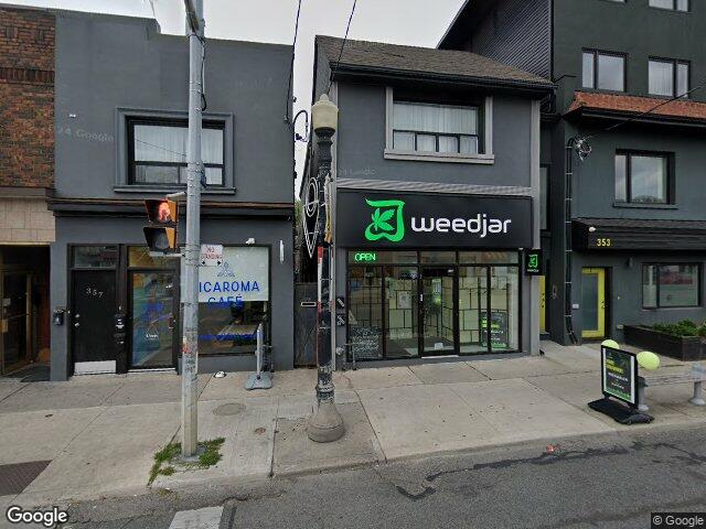 Street view for Weedjar, 355 Oakwood Ave, Toronto ON