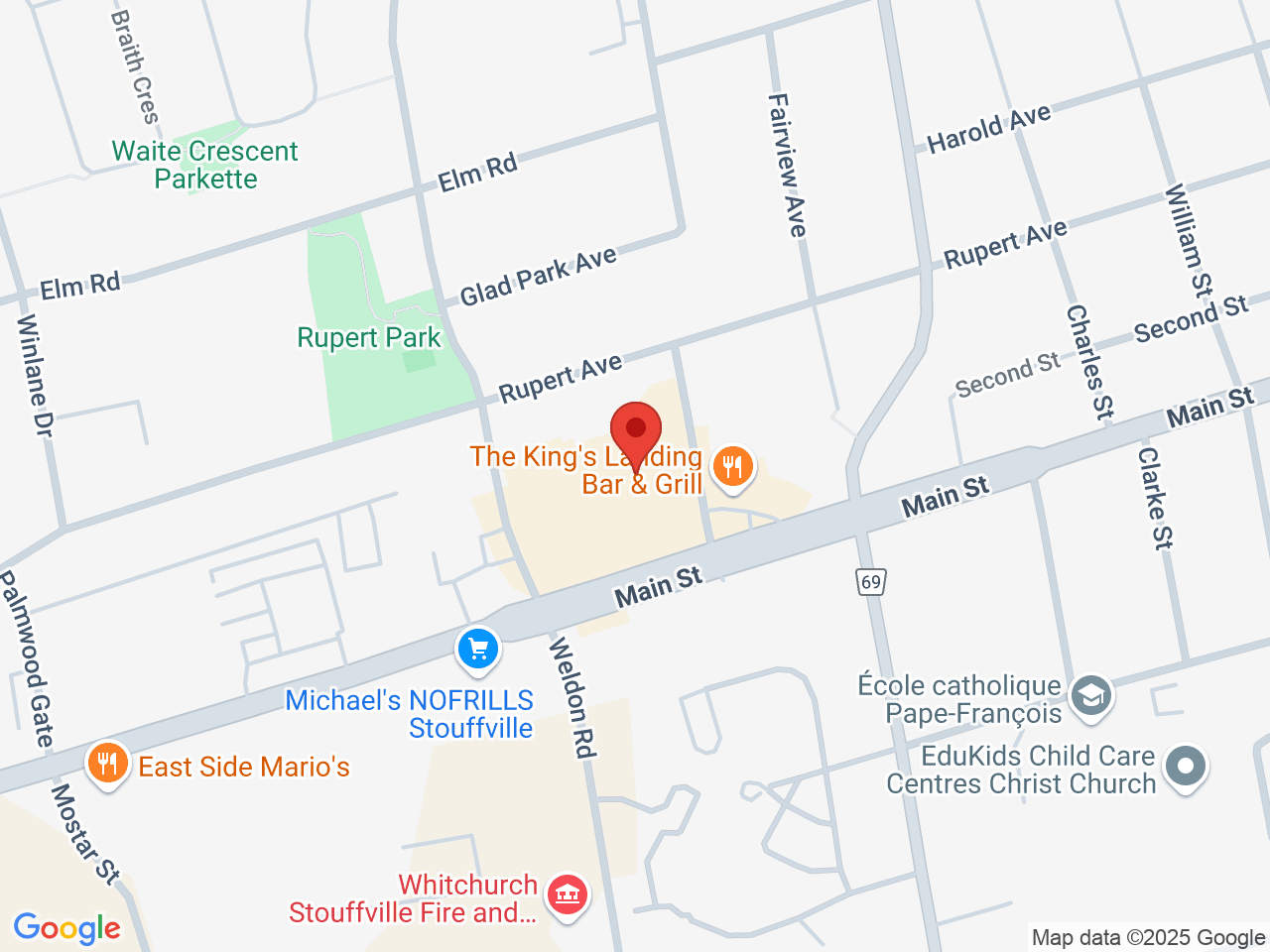 Street map for Your Local Cannabis, 5892 Main St Unit 301, Stouffville ON