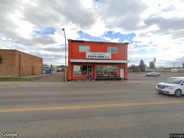 Street view for Alaska Highway Cannabis Distributors, 10300  8 St., Dawson Creek BC