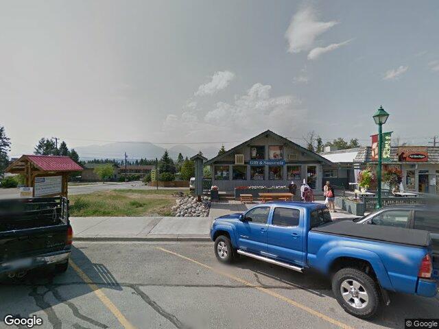 Street view for Blooming World Cannabis, 7535 Main St W, Radium Hot Springs BC