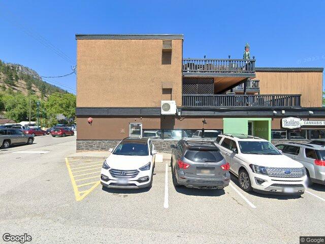 Street view for Budding Creations Cannabis Store, 4402 2nd St., Peachland BC