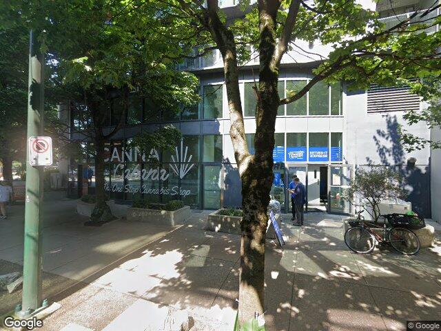 Street view for Canna Cabana, 1391 Richards St, Vancouver BC