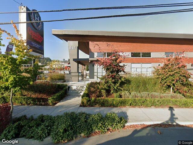 Street view for Flight Cannabis, 847 Bruce Ave, Nanaimo BC