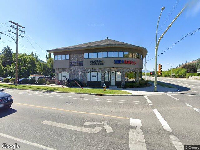 Street view for Flora Cannabis, 101-401 Glenmore Road, Kelowna BC