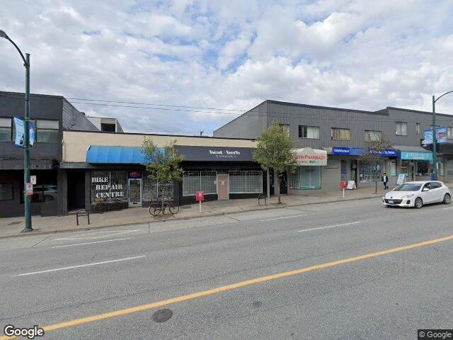 Street view for Heat & Herb Cannabis, 45 W Broadway, Vancouver BC