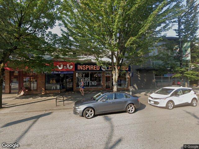 Street view for Inspired Cannabis Co., 1710 Robson St, Vancouver BC
