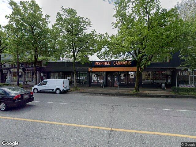 Street view for Inspired Cannabis Co., 2976 West Broadway, Vancouver BC