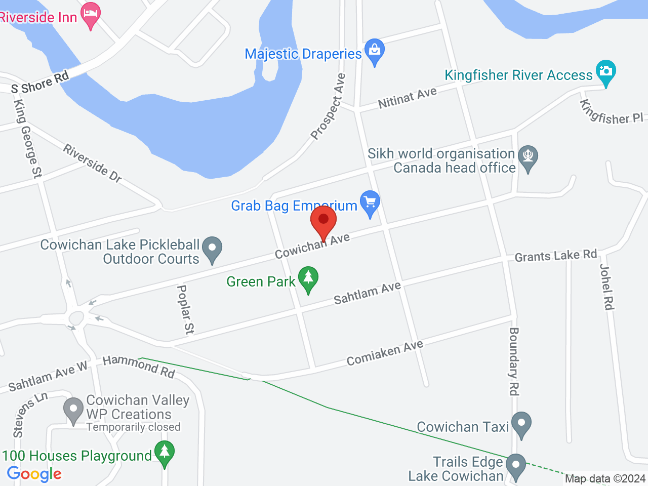 Street map for Jerry's Cannabis Co., 170 Lake Cowichan Rd, Lake Cowichan BC